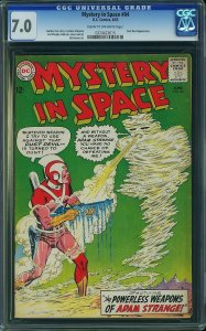 Mystery in Space #84 (1963) CGC 7.0 FVF