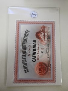 Catwoman 80th Anniversary Campbell Variant (2020) Signed by Campbell Cert sealed