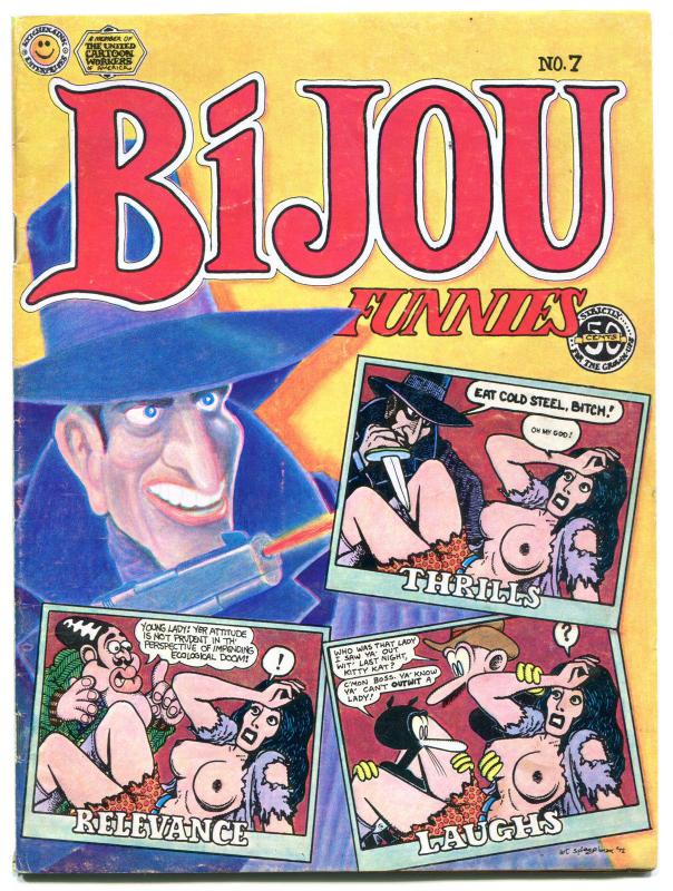 BIJOU FUNNIES #7, VG+, Robert Crumb, Williamson, Lynch, Underground, 1st, 1972