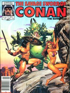 Savage Sword of Conan #118 Marvel Comics 1985 VF