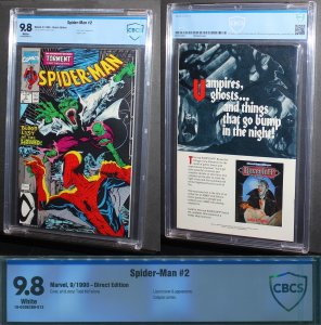 Spiderman #1  #2  #3  SET /  CBCS 9.8 NM-MT /  Todd McFarlane    1990