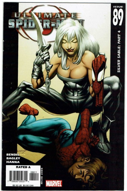 Ultimate Spider-Man #89 Brian Bendis 1st Ultimate Vulture Silver Sable NM