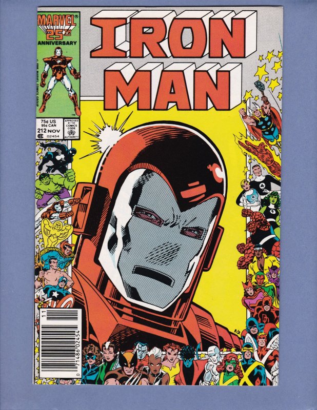 Iron Man #212 VF/NM Marvel 1986