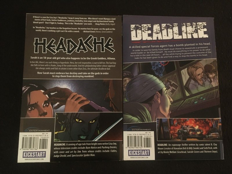 HEADACHE, DEADLINE Kickstart Softcover Digests