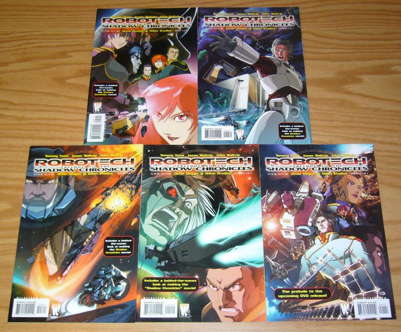 Robotech: Prelude to the Shadow Chronicles #1-5 VF/NM complete series UDON 2 3 4