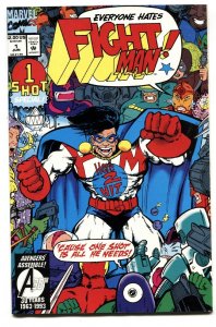 Fight Man #1 1993 Evan Dorkin comic book art-Milk and Cheese