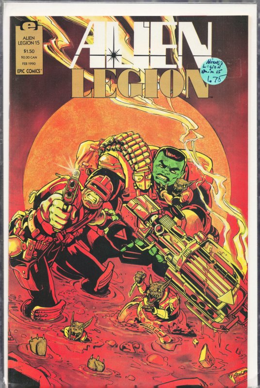 Alien Legion #15 (1990) Alien Legion