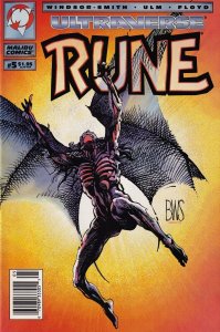Rune #5 Newsstand Cover (1994-1995) Malibu Comics 