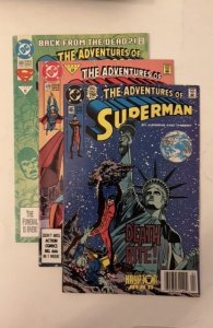 Adventures of Superman #465, 479, 500
