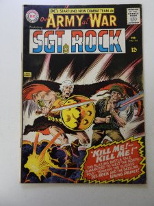 Our Army at War #163 (1966) VG+ condition subscription crease