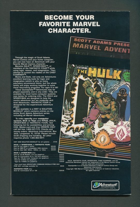 X-Factor #2  / 8.0 VFN   March 1986 (F)