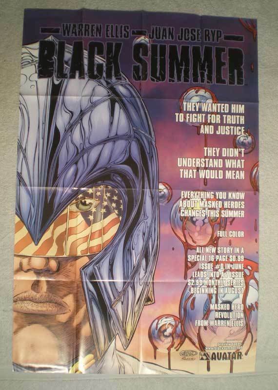 BLACK SUMMER Promo Poster, 24x36, 2007, Unused, more in our store