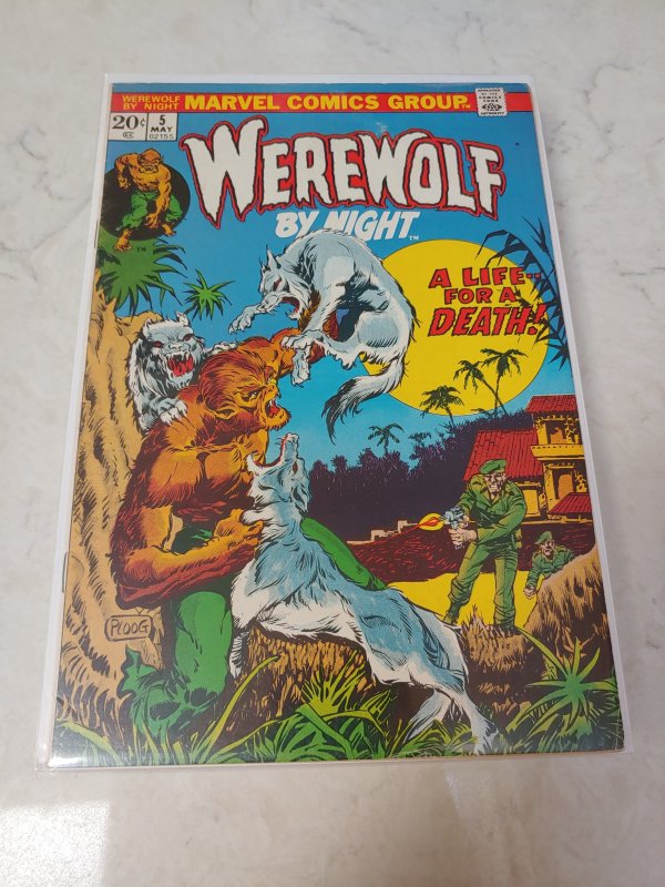 Werewolf by Night #5 (1973) PLOOG