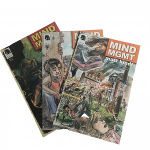 MIND MGMT #8 #9 #10 Set Lot Run Matt Kindt Dark Horse Optioned 2013