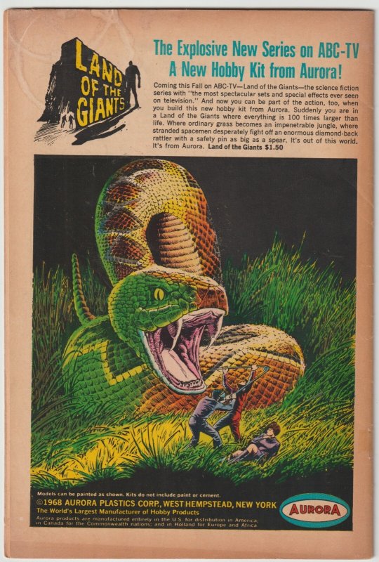 Superboy #151 (Oct 1968, DC), G-VG condition (3.0), Neal Adams cover art