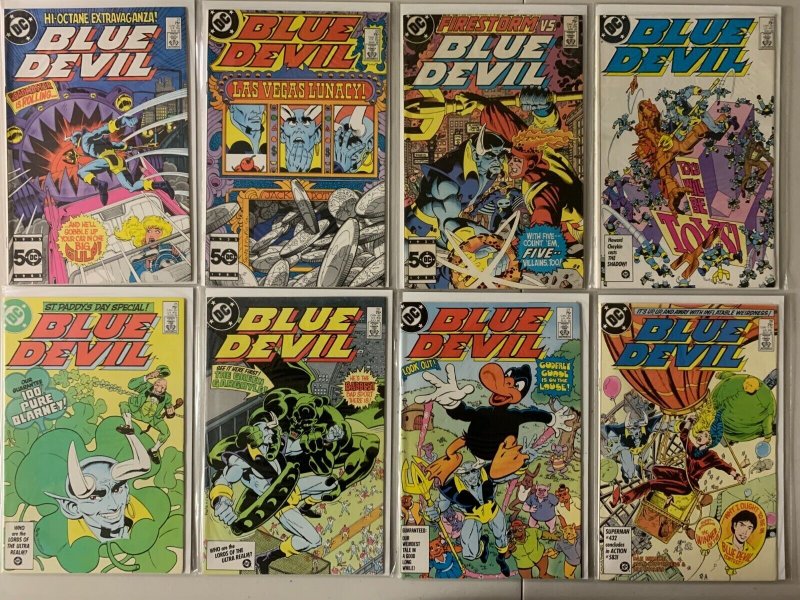 Blue Devil comics lot #1-30 last issue + annual 30 diff 8.0 (1984-86)