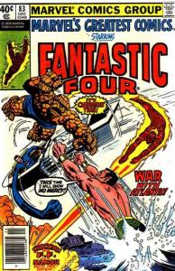 Marvel's Greatest Comics #83 VG ; Marvel | low grade comic Fantastic Four 103 re