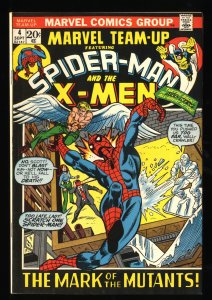 Marvel Team-up #4 VF- 7.5 Spider-Man X-Men! Comics