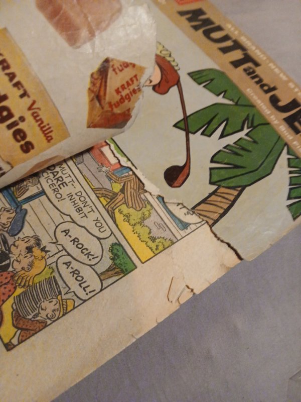 MUTT & JEFF #109 SILVER AGE 1959 DELL COMICS AL Smith Art Cover Comic Book Strip
