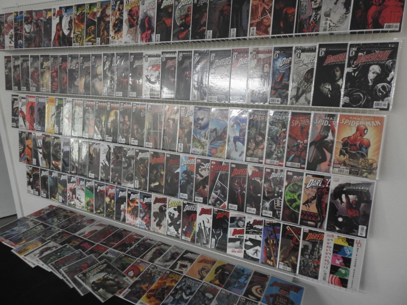 Huge Lot 160+ Comics W/ Daredevil, and Spider-Man! Avg VF+ Condition!