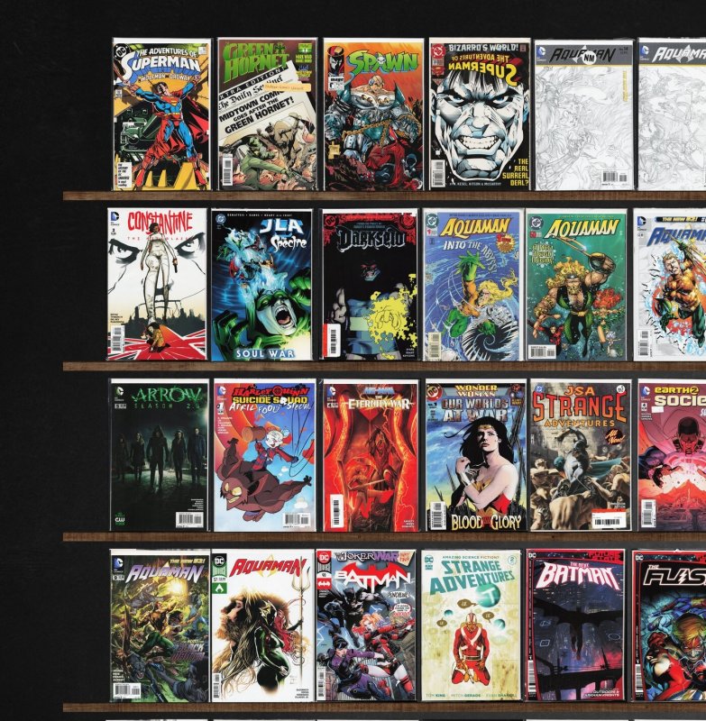 Huge Lot 150+ Comics with Aquaman, Adventures Of Superman & More!