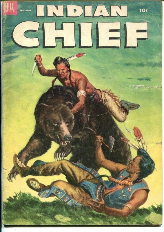 Indian Chief #9 1952-Dell-excellent Indian imagery-G-