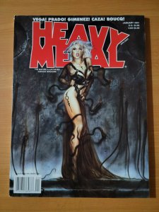 Heavy Metal Magazine January 2001 ~ NEAR MINT NM ~ illustrated Magazine