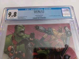 Civil War II #1 - Ramos Variant - 2016 - CGC 9.8