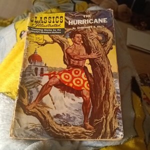 Classics Illustrated #120 Golden age 1954 The Hurricane HRN121 1st Print edition