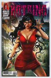 Katrina #1 White Widow Pink Prism Logo Variant (Absolute Comics, 2019) VF