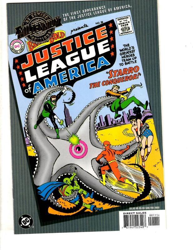 5 DC Millennium Edition Comics Justice League 1 (2) B&B 28 Plop 1 Spirit 1 CR16