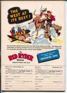 Red Ryder #87 1950-Dell-Fred Harman-Little Beaver-FN/VF