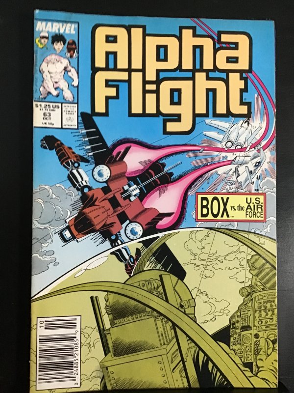 Alpha Flight #63 Newsstand Edition (1988)