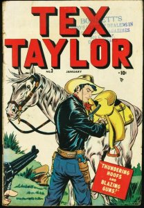 TEX TAYLOR #3-MARVEL WESTERN-1948 VG