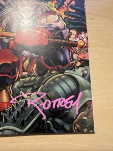 Battle Beast #1 Comic Invincible Variant Cover F Signed Ryan Ottley COA NM/NM+
