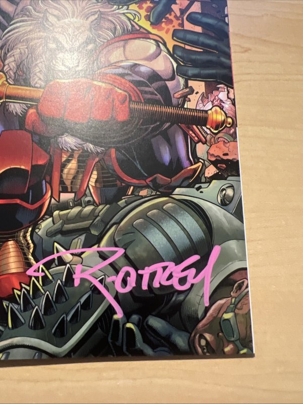 Battle Beast #1 Comic Invincible Variant Cover F Signed Ryan Ottley COA NM/NM+
