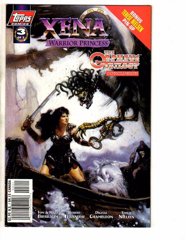 9 Xena Topps Comics Orpheus Trilogy 1 2 3 (2) + Dragons Teeth 1 (2) 2 (2) 3 J261