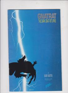 GNATRAT  THE DARK GNAT RETURNS  V1 #1 1986  DEDICATED TO MILLER & KANE