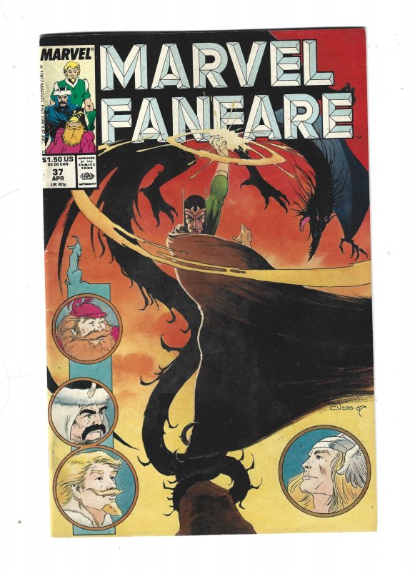 Marvel Fanfare #36 through 39 (1988)