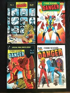 Code Name: Danger - Complete Set of 4 - #1 thru 4 1985