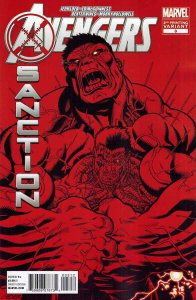 Avengers: X-Sanction #3 (2nd) VF/NM ; Marvel | Cable Red Hulk Red Cover