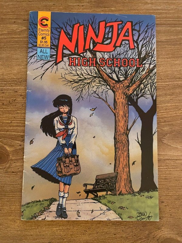 Ninja High School # 5 FN Eternity Comics Comic Book 1987 RH26