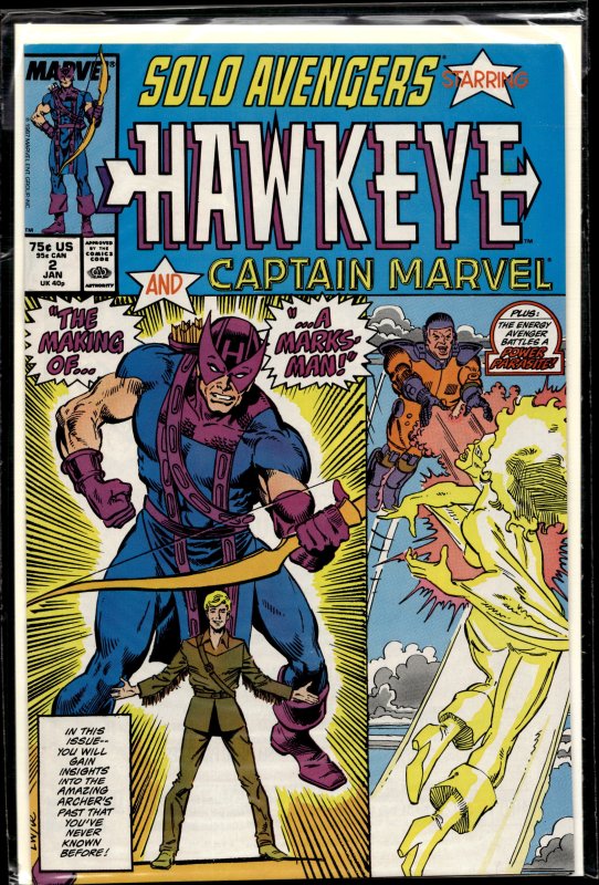 Solo Avengers #2 (1988) Captain Marvel