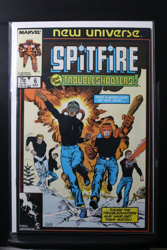 Spitfire and the Troubleshooters #6 Direct Edition (1987)