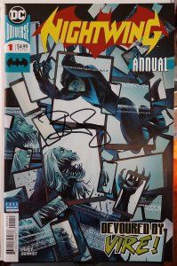 Nightwing Annual #1 NM CVR B signed by Benjamin Percy with COA