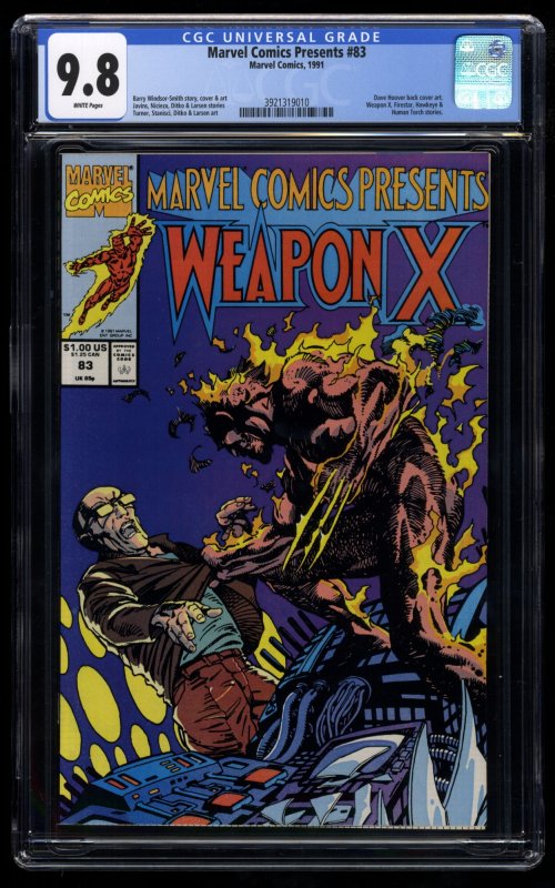 Marvel Comics Presents #83 CGC NM/M 9.8 White Pages