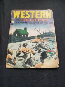 WESTERN FIGHTERS (2.5) ISSUE #1, BAD SOLDIER, HANDY WITH A SCATTER GUN 1949