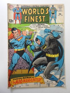 World's Finest Comics #182 (1969) GD/VG Cond Names written in ink interi...