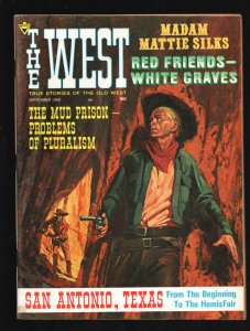 West 9/1968-Guy Carriero cover art-History of San Antonio-Kit Carson's Navajo...