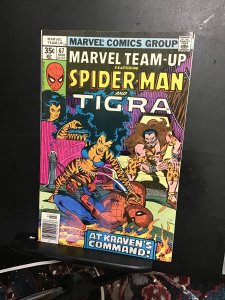 Marvel team up #67 (1978) High-grade Spider-Man, Tigra, Kraven! VF/NM Wow!